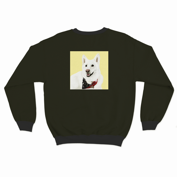 Men's / Women's Premium Pet Print Sweatshirt (Black)