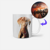 Double Exposure Pet Print Coffee Mug