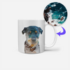 Double Exposure Pet Print Coffee Mug