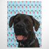 Christmas Pet Print Fleece Blanket
