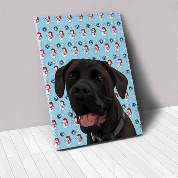 Christmas Pet Print Canvas