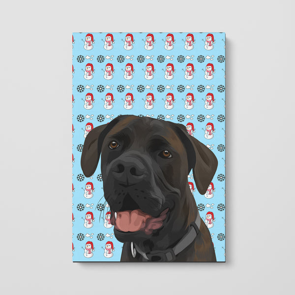 Christmas Pet Print Canvas