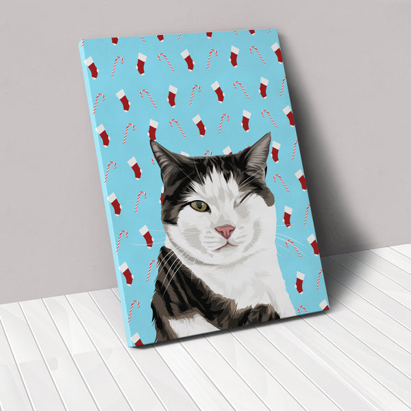 Christmas Pet Print Canvas