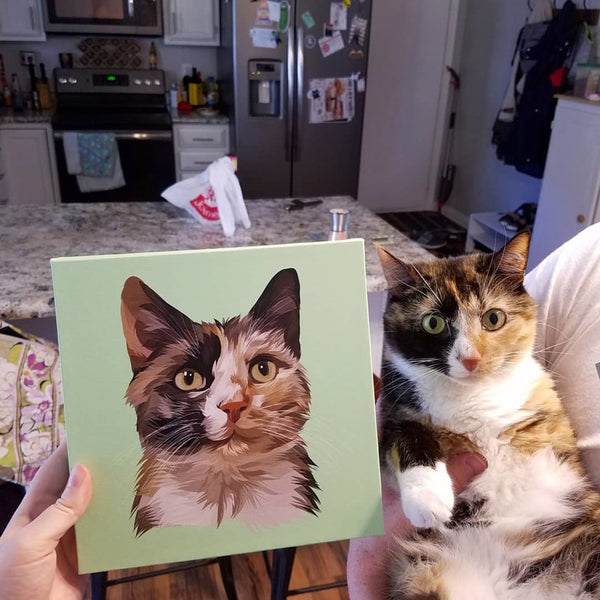 Custom Pet Portrait Canvas