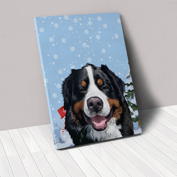 Christmas Pet Print Canvas