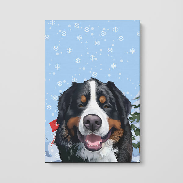 Christmas Pet Print Canvas