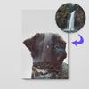 Double Exposure Pet Print Canvas