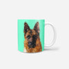 Color Sketch Pet Print Coffee Mug