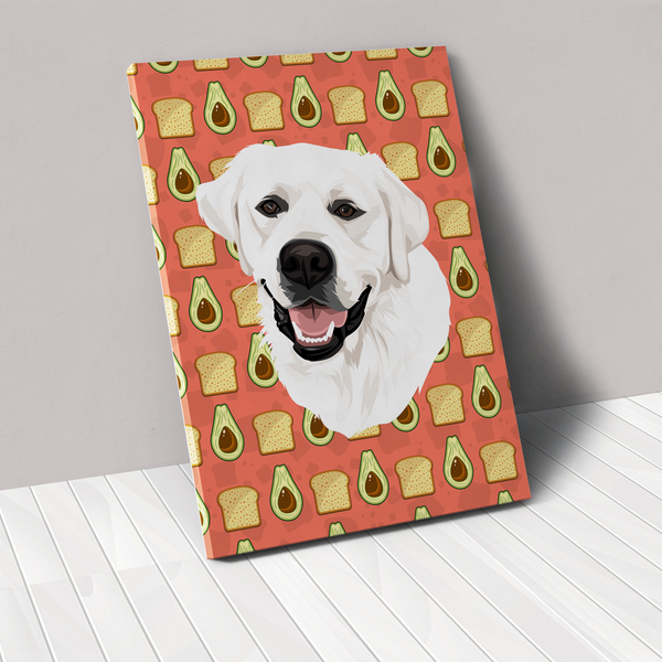 Food & Drink Pet Print Canvas