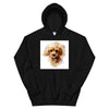 Men's / Women's Watercolor Pet Print Hoodie (Black)