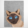 Cartoon Pet Portrait Fleece Blanket