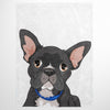 Cartoon Pet Portrait Fleece Blanket