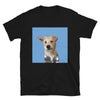 Men's Premium Pet Portrait T-Shirt (Black)