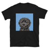 Men's Premium Pet Portrait T-Shirt (Black)