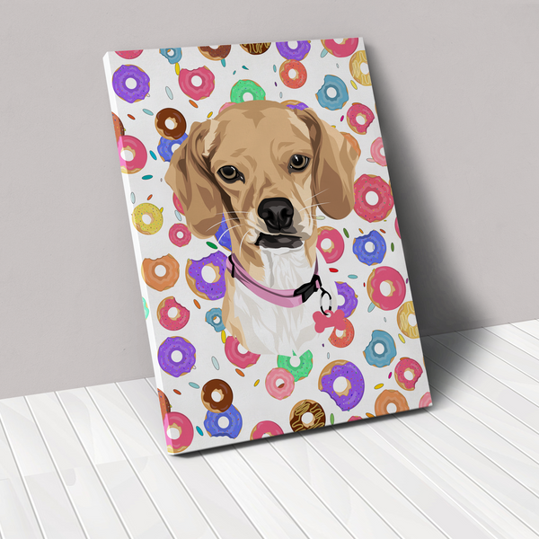 Food & Drink Pet Print Canvas