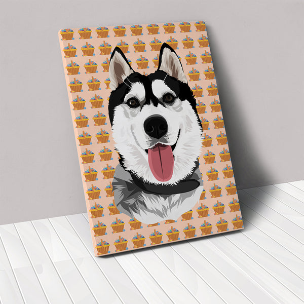 Easter Pet Print Canvas