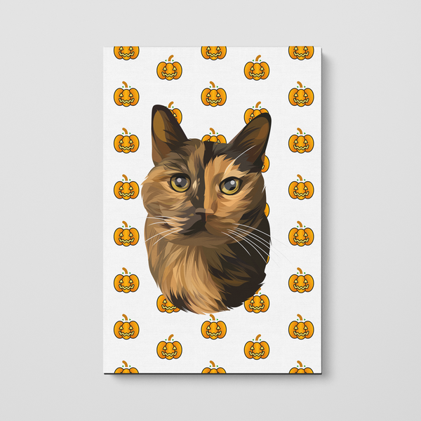 Halloween Pet Print Canvas
