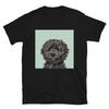 Men's Premium Pet Portrait T-Shirt (Black)