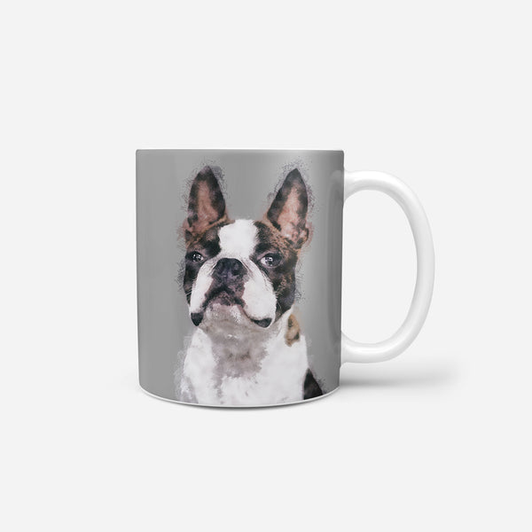 Color Sketch Pet Print Coffee Mug