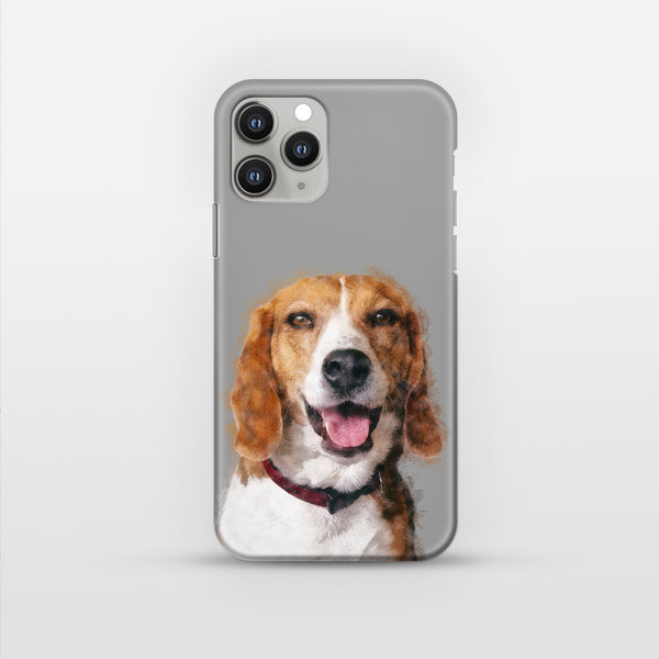 Color Sketch Pet Print Phone Case