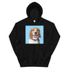 Men's / Women's Color Sketch Pet Print Hoodie (Black)