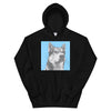 Men's / Women's Monochrome Sketch Pet Print Hoodie (Black)