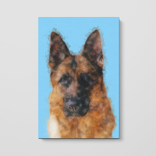 Color Sketch Pet Print Canvas