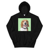 Men's / Women's Color Sketch Pet Print Hoodie (Black)