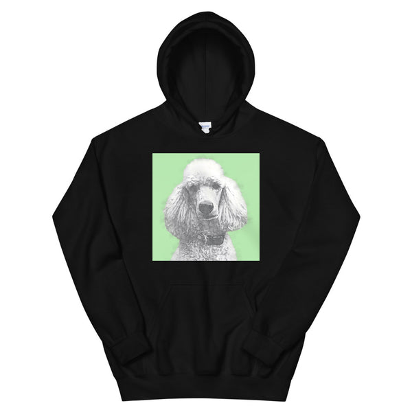 Men's / Women's Monochrome Sketch Pet Print Hoodie (Black)