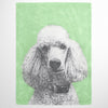 Monochrome Sketch Pet Print Fleece Blanket