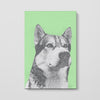 Monochrome Sketch Pet Print Canvas
