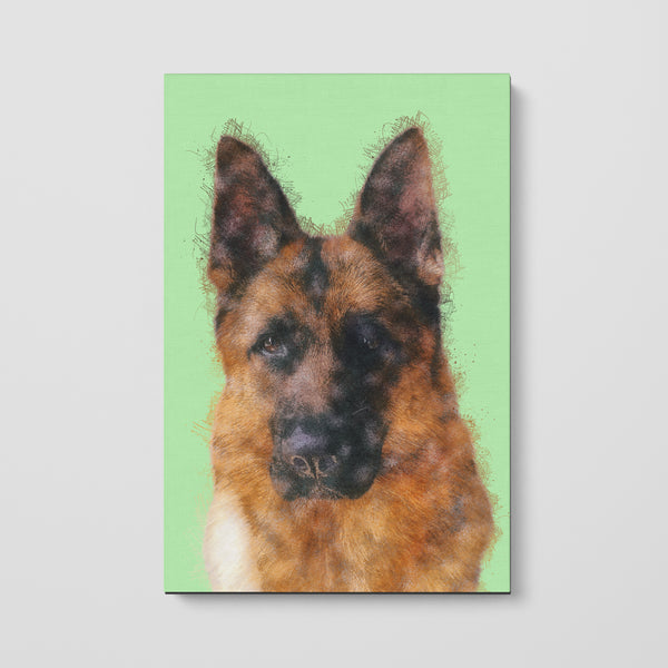 Color Sketch Pet Print Canvas