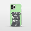 Monochrome Sketch Pet Print Phone Case