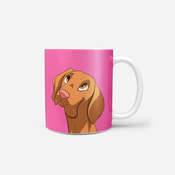 Cartoon Pet Portrait Coffee Mug