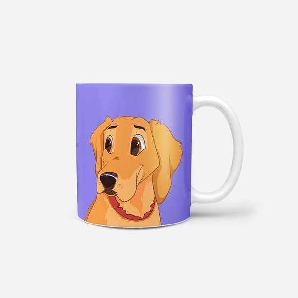 Cartoon Pet Portrait Coffee Mug
