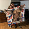 Independence Day Pet Print Fleece Blanket