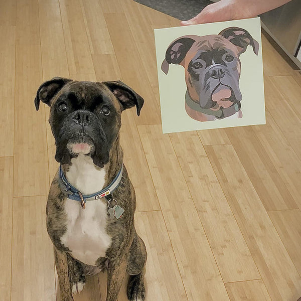 Custom Pet Portrait Canvas