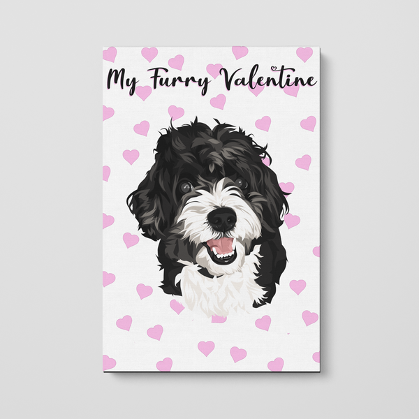 Valentine's Pet Print Canvas