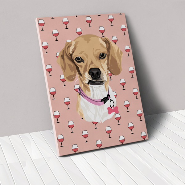 Food & Drink Pet Print Canvas