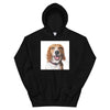 Men's / Women's Color Sketch Pet Print Hoodie (Black)