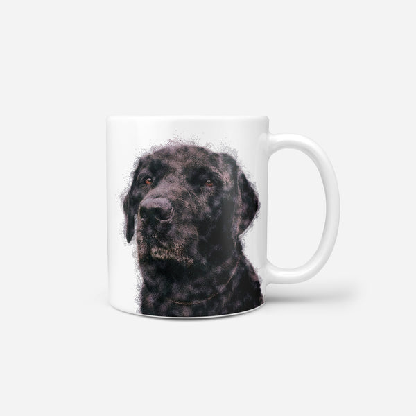 Color Sketch Pet Print Coffee Mug
