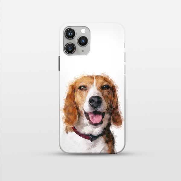 Color Sketch Pet Print Phone Case