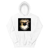 Men's / Women's Watercolor Pet Print Hoodie (White)
