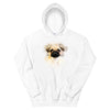 Men's / Women's Watercolor Pet Print Hoodie (White)