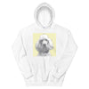 Men's / Women's Monochrome Sketch Pet Print Hoodie (White)