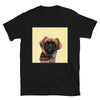 Men's Premium Pet Portrait T-Shirt (Black)