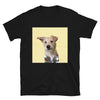 Men's Premium Pet Portrait T-Shirt (Black)