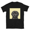 Men's Premium Pet Portrait T-Shirt (Black)