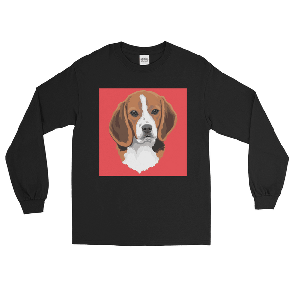 Unisex Custom Black Long Sleeve Shirt