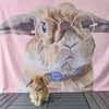 Premium Pet Portrait Blanket